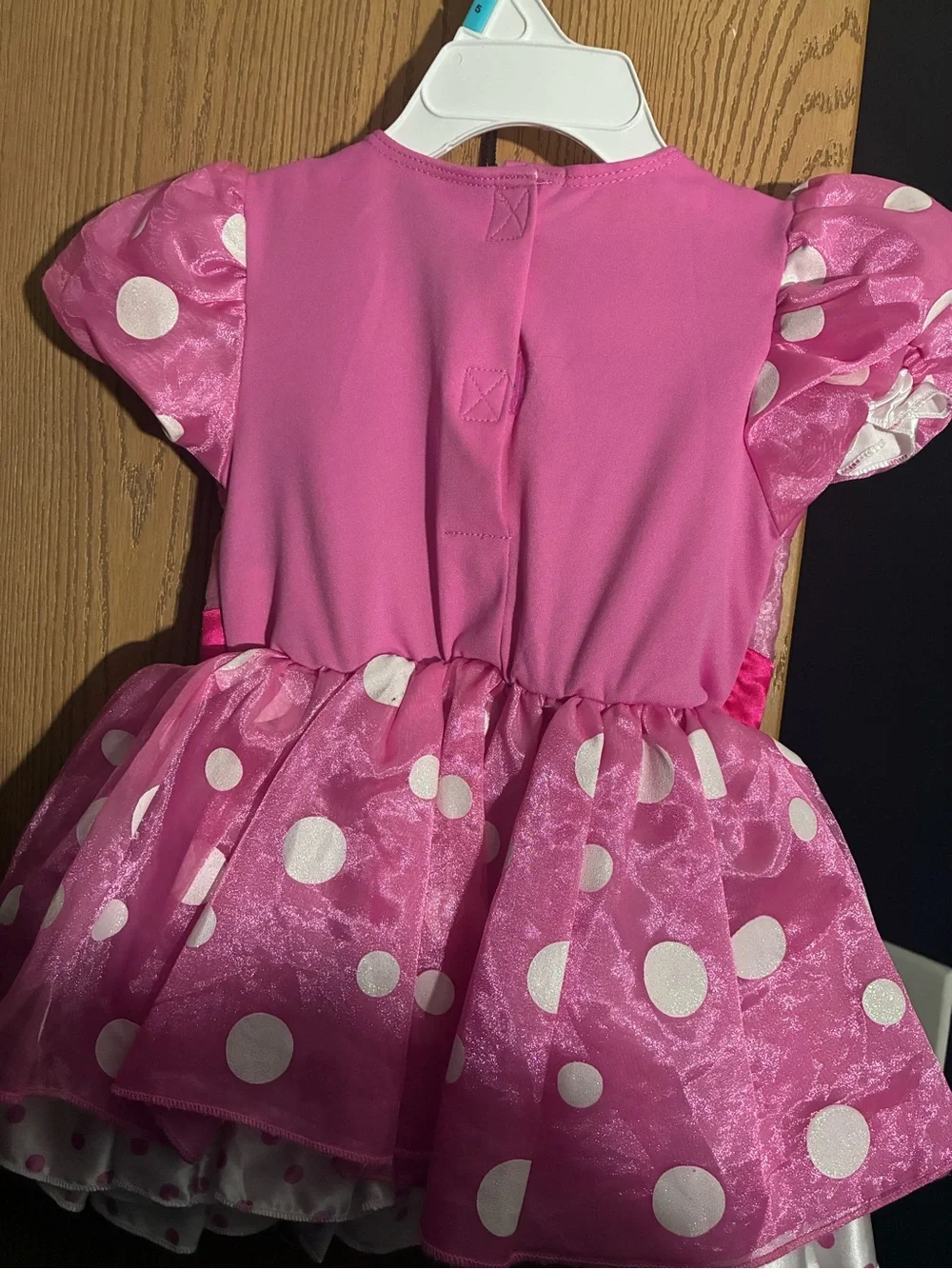 Disney Hot Pink and White Polka Dot Minnie Dress Costume